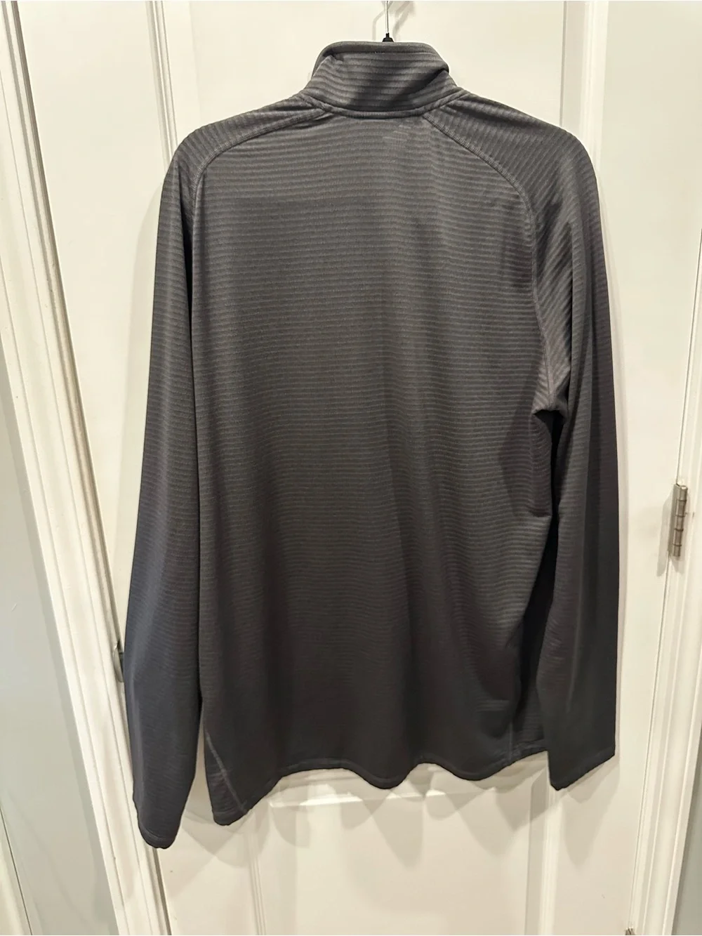 Eddie Bauer Men's Charcoal Quarter-Zip Performance Jacket